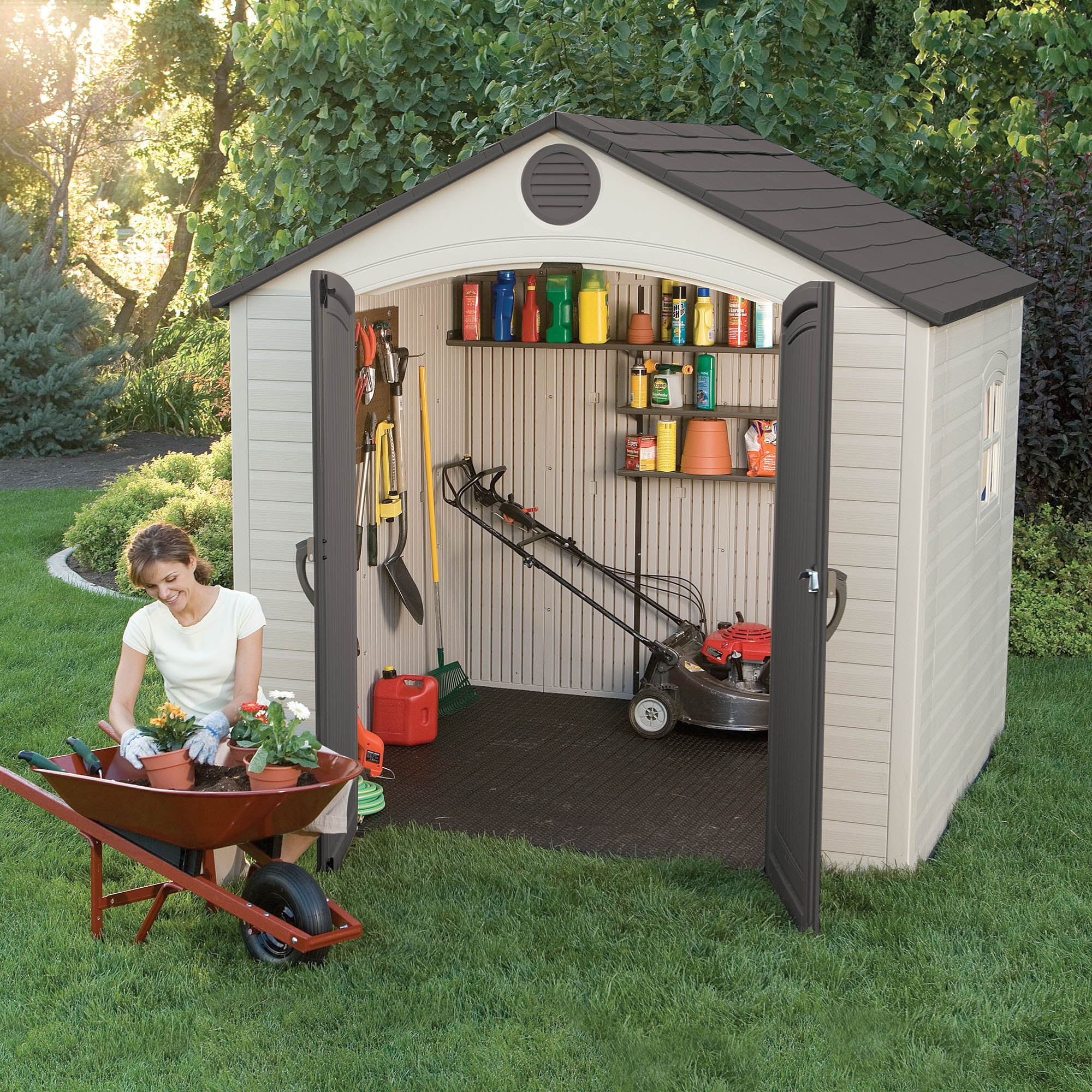 Lifetime 8 x 5 ft. Outdoor Storage Shed