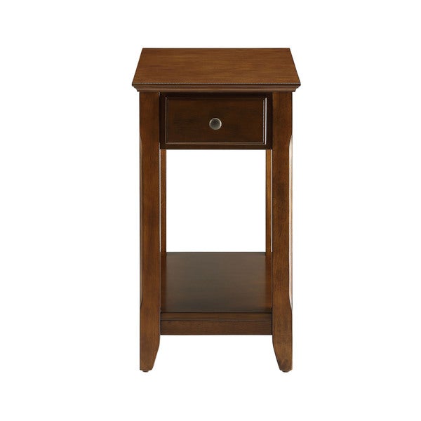 Acme Furniture Bertie Wood Transitional Side Table