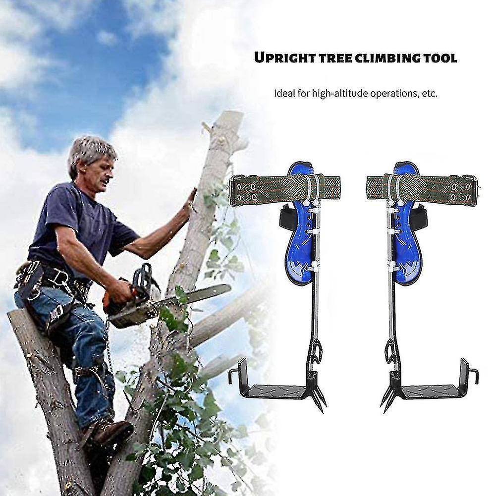 Naiwang Upgrade Adjustable Height Tree Climbing Tool Spike With Safetybelt For Rock Climbing Tree Stand Accessories