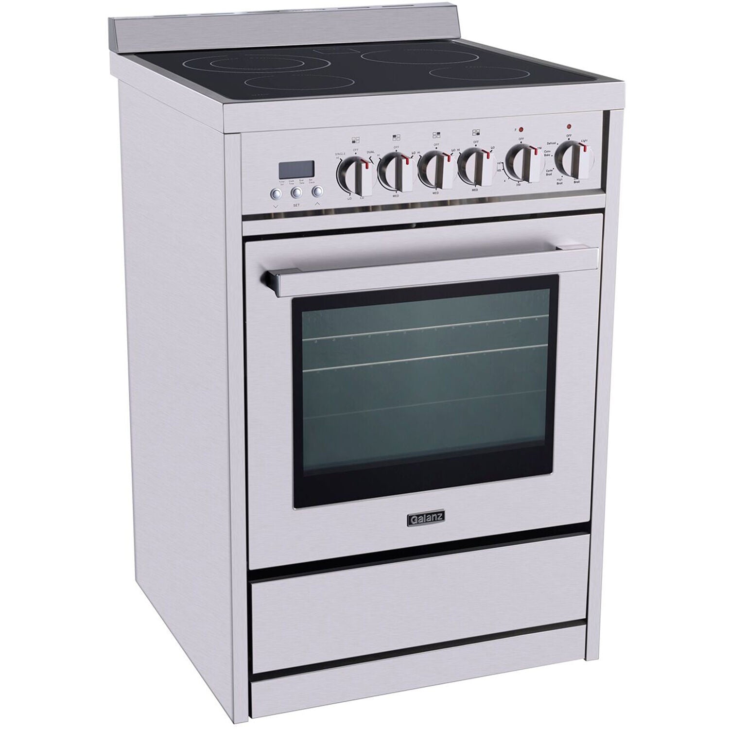 Galanz 24-In. Electric Slide-In Range in Stainless Steel