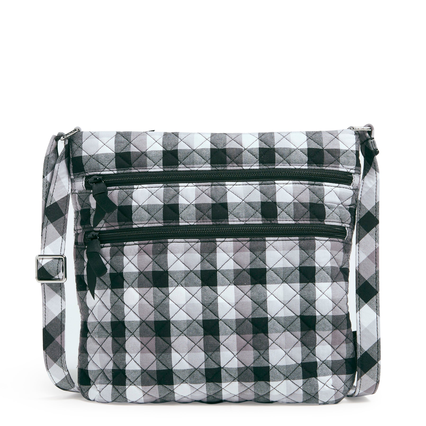 Triple Zip Hipster Crossbody Bag