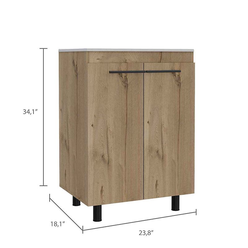 Selma 60 Freestanding Vanity Cabinet With Division