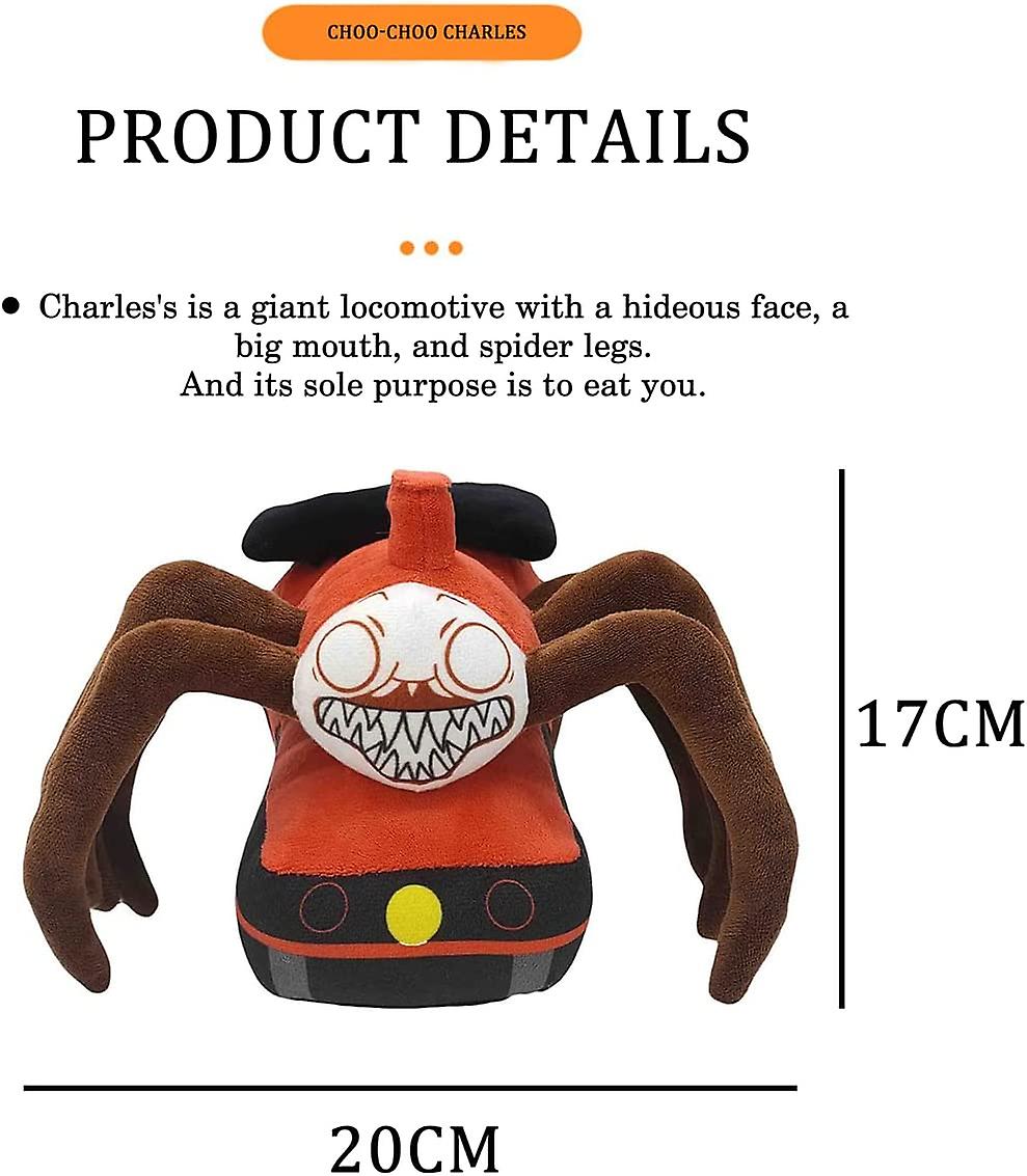 Cho Choo Charles Plush Toy， 8.7inch Soft Stuffed Cho Choo Charles Train Stuffed Animals Spider Plush Toys For Kids And Game Fans