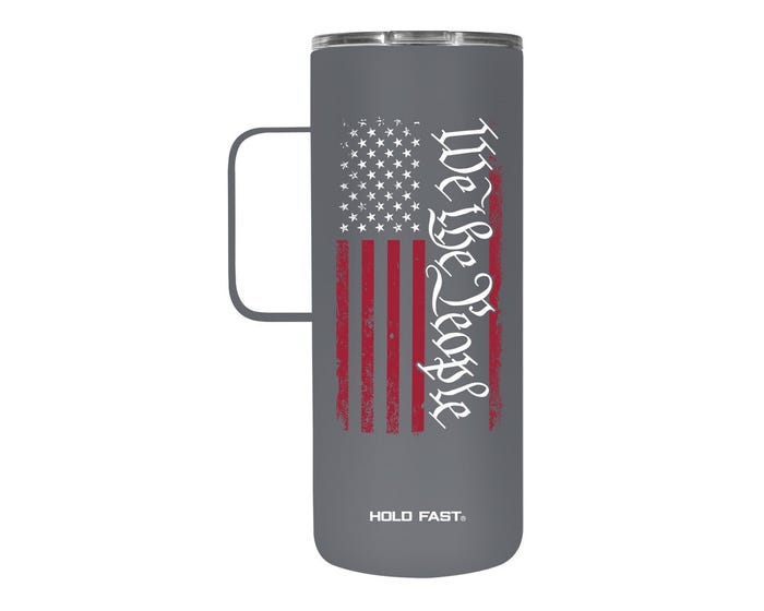 Kerusso® Dual Wall / Stainless Steel Mug - We The People， 22 oz. - MUGS269