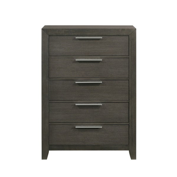 Picket House Furnishings Myla 5-Drawer Chest in Grey - - 32945565