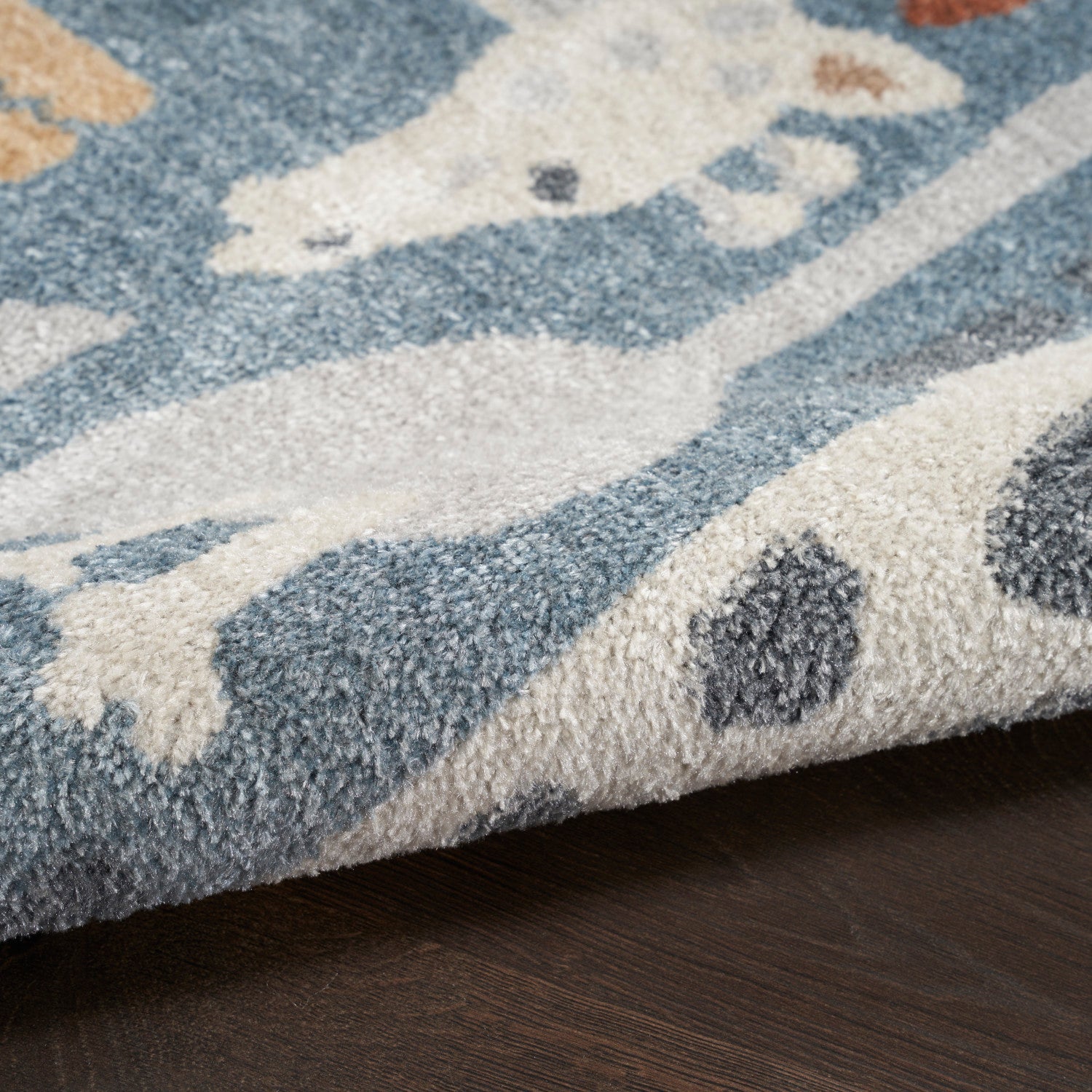 Astra Machine Washable Multicolor Kids Rug