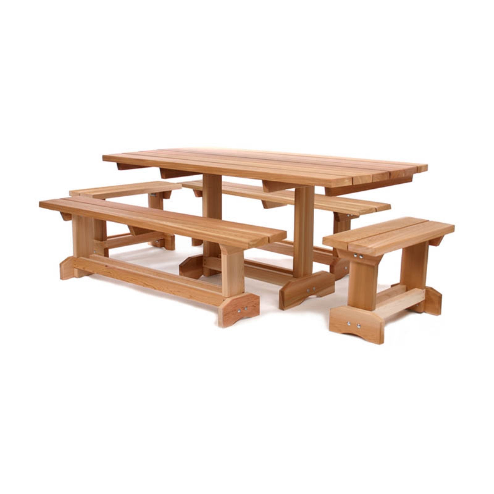 All Things Cedar Market Picnic Table Set - Seats 10