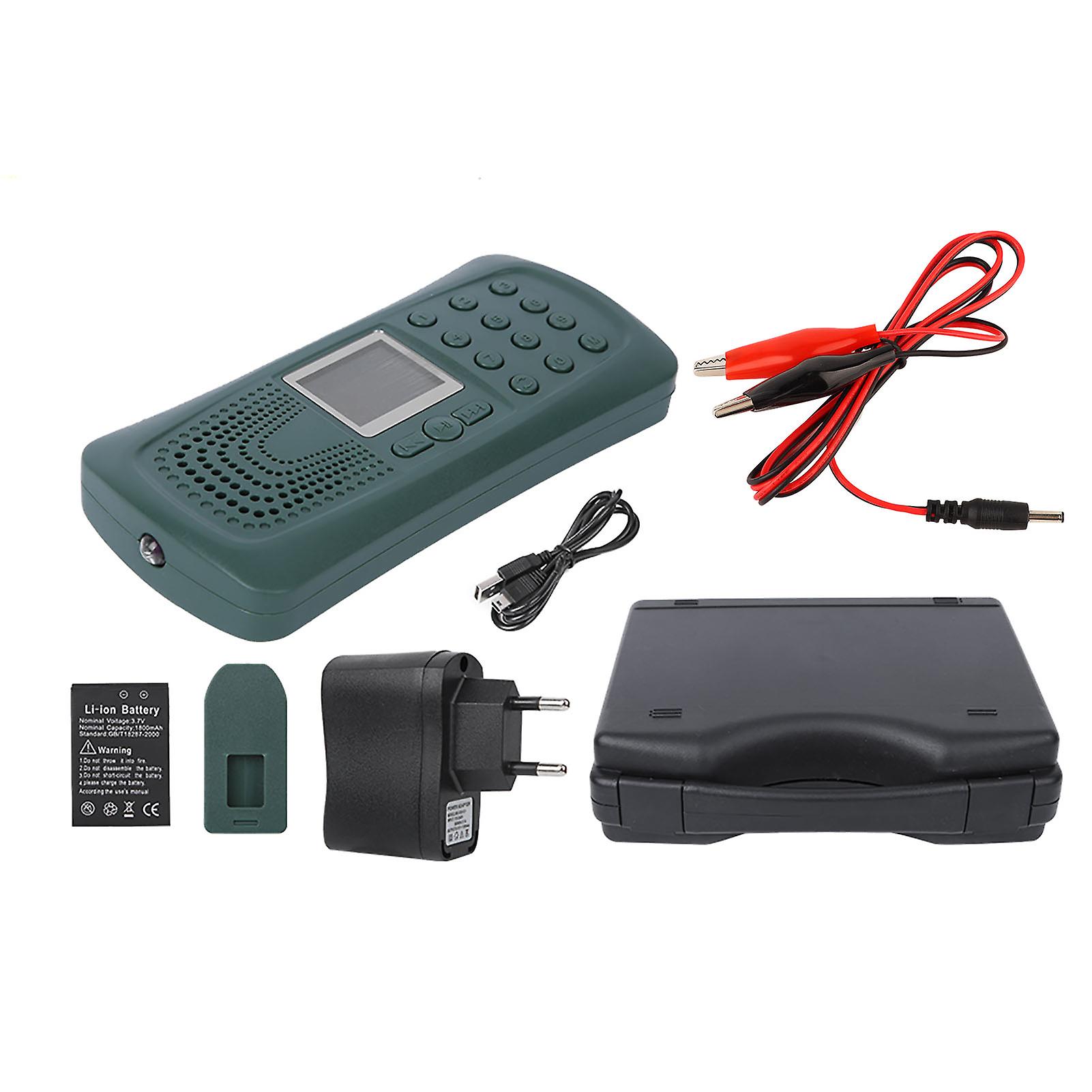 Cp-387bhunting Bird Caller Sounds Player No Remote Control With Timing Flashlight Functioneu 110~240v