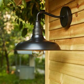 Pia Ricco 1- Light Dark Bronze Outdoor Barn Light Sconce (2-Pack) 1Jay-81682