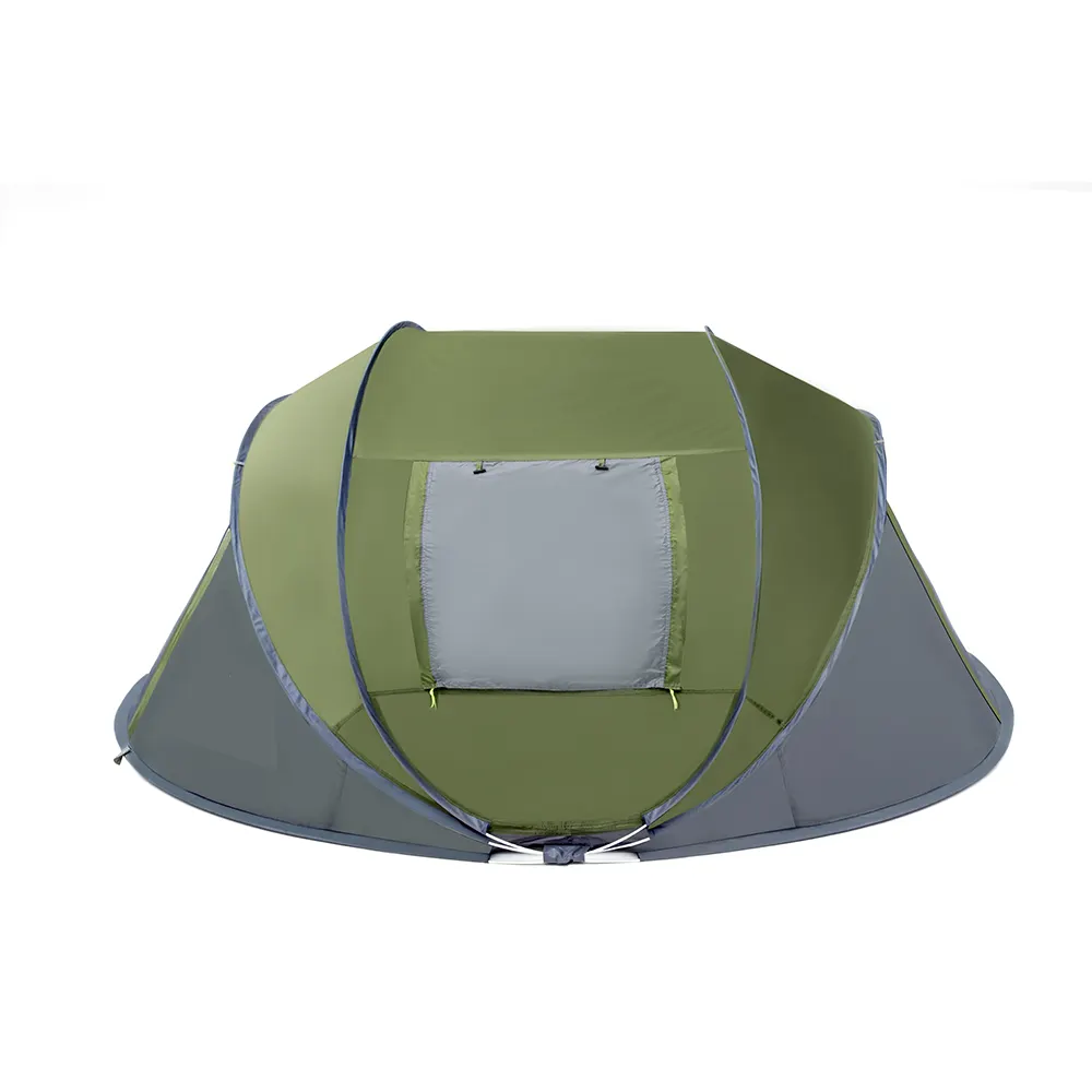 3 4 Person 4 Season Portable Foldable Pop Up Double Door Outdoor Hiking Camping Tent