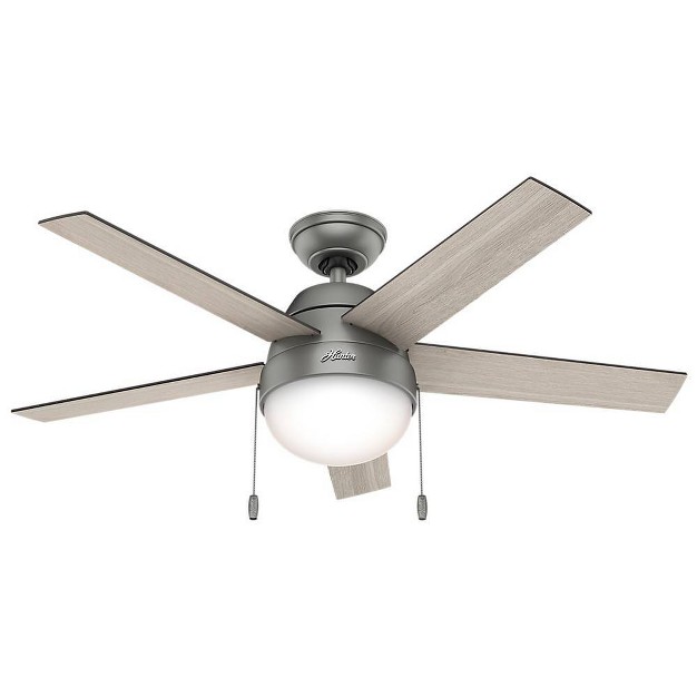 Anslee Ceiling Fan includes Led Light Bulb Hunter Fan