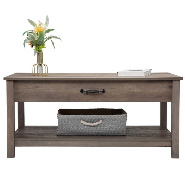 Lifting coffee table - water mine gray