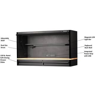 Husky 61 in. 2-Drawer Heavy-Duty Hutch with Riser 61HUTCH