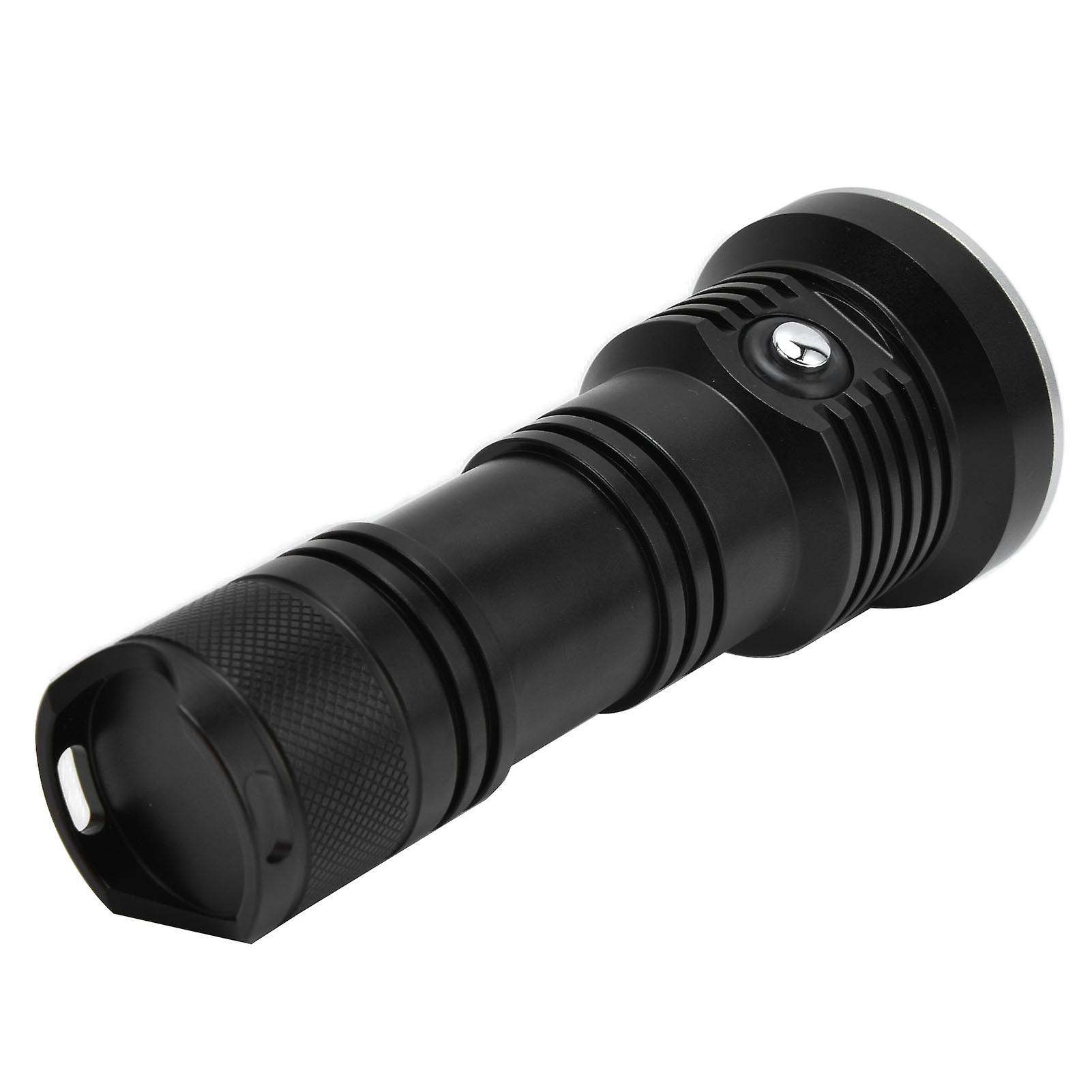 12led Flashlight Ip68 10000lm Aluminum Flashlight With 3 Lighting Colors 5 Lighting Modes For Diving Fishing