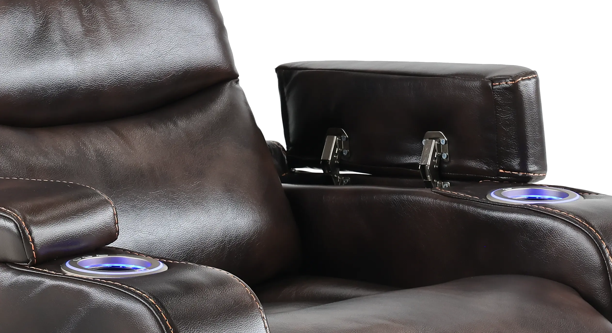 Cinema Brown Power Home Theater Recliner