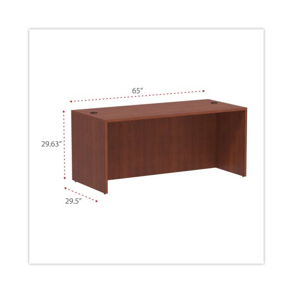 Alera Valencia Series Straight Front Desk Shell， 65