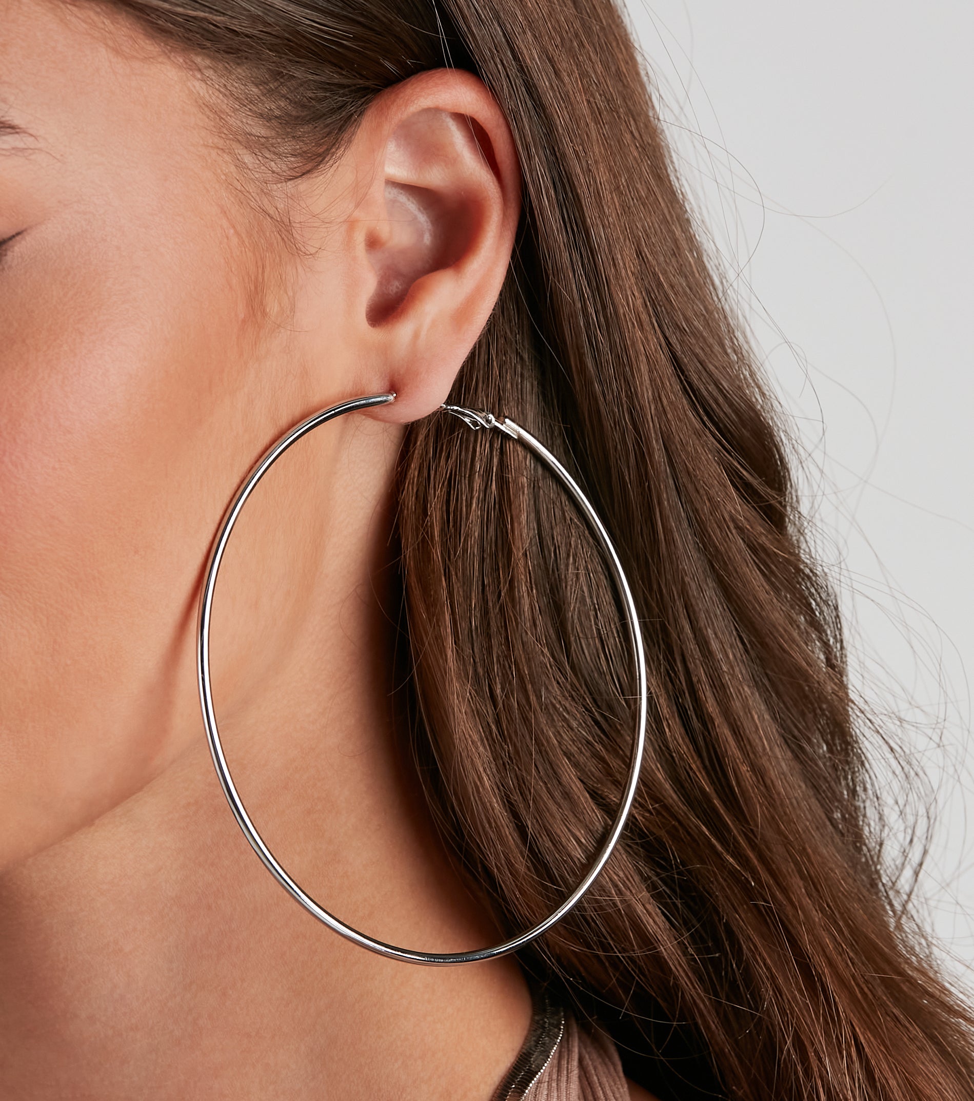 Extra Large Sleek Hoops