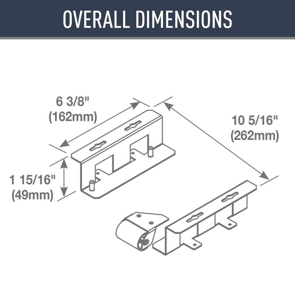 Legrand Wiremold InteGreat Cable Retractor Horizonal Mounting Kit TBCRHMK