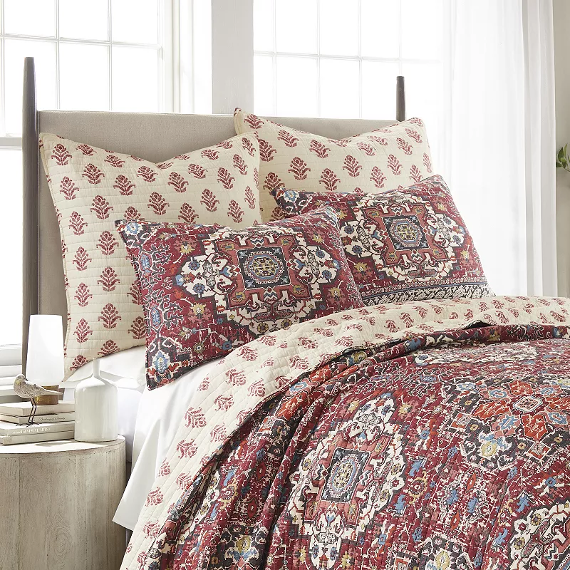 Levtex Home Khotan Red Quilt Set with Sham