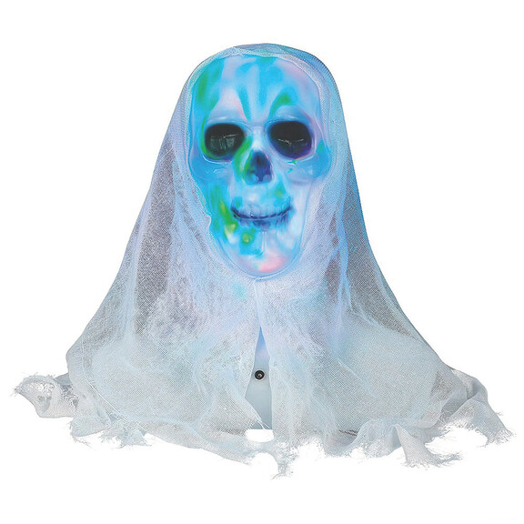 Morris Costumes SS55314G Lightshow Skull Bust Deco...