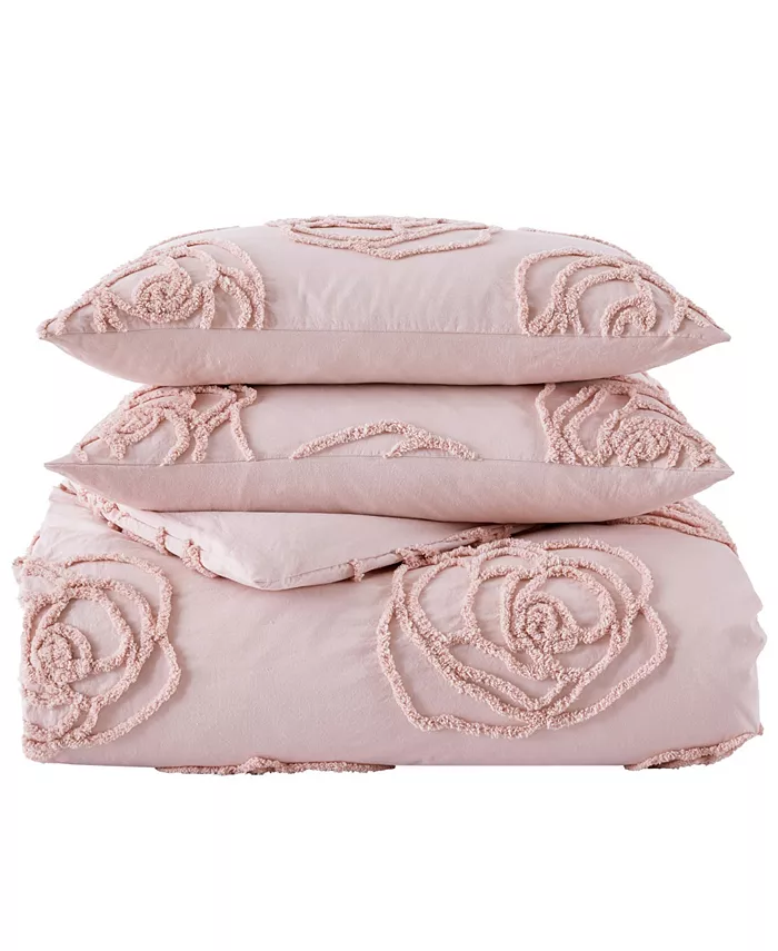 Betsey Johnson Rambling Rose 3-Pc. Duvet Cover Set， Twin