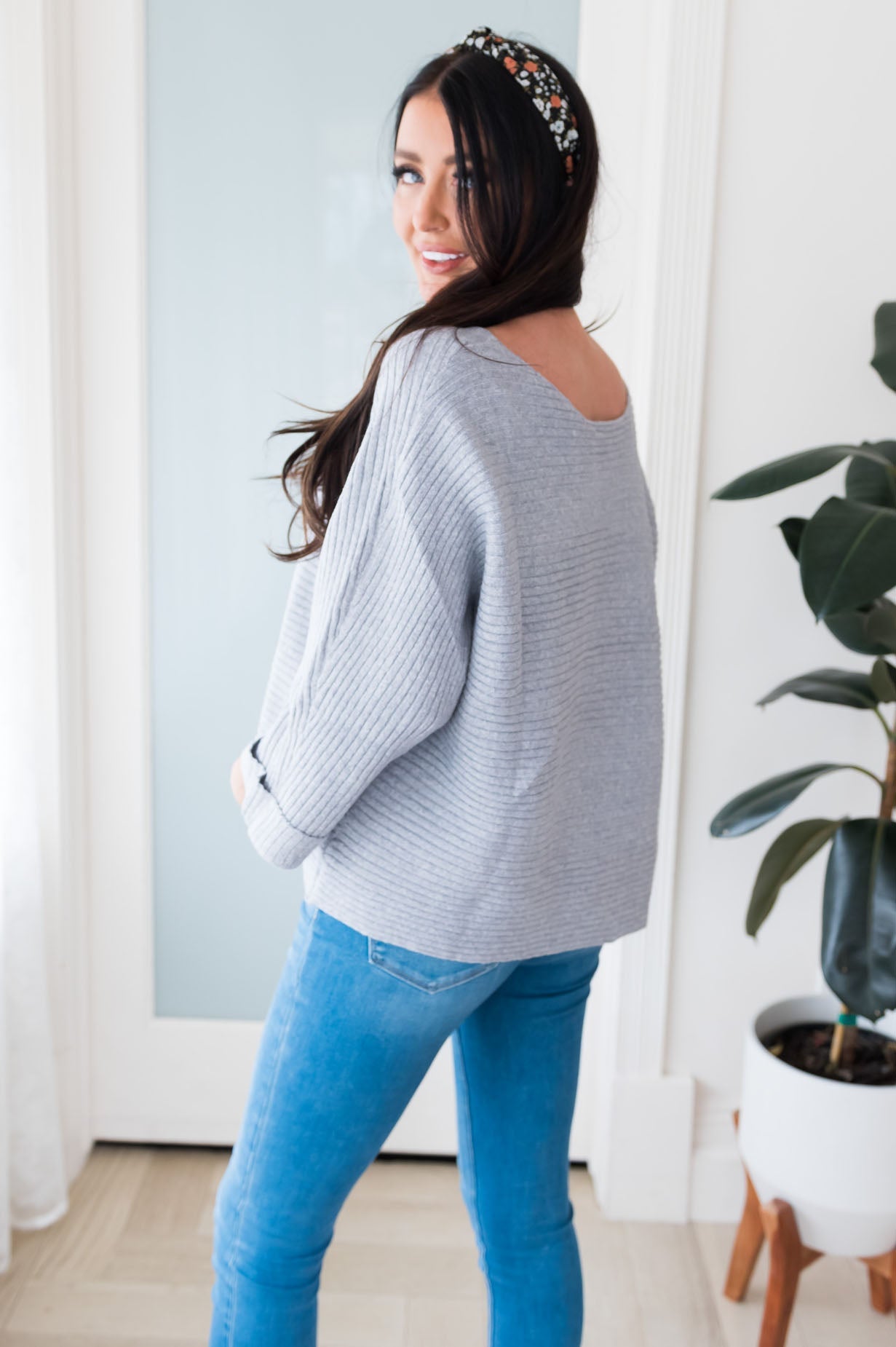 Breezy and Beautiful Modest Ribbed Sweater