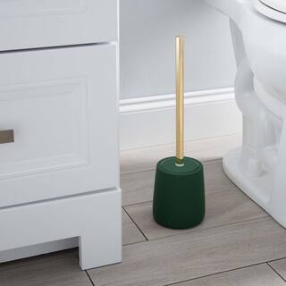 Elle Decor Lisse Wide Bowl Toilet Brush in Emerald EL-44270-EMERALD