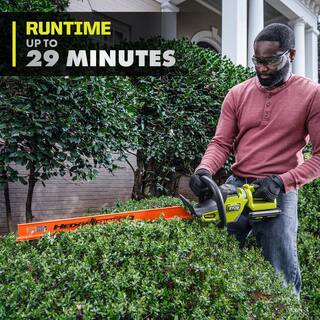 RYOBI 40V HP Brushless Whisper Series 26 in. Cordless Battery Hedge Trimmer (Tool Only) RY40606BTL