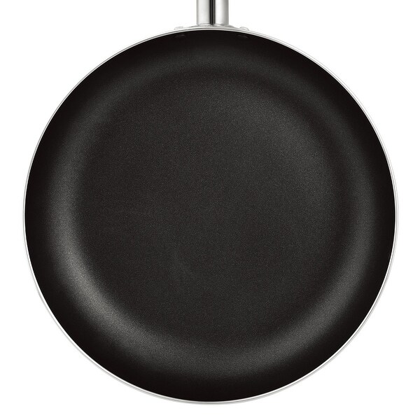 Bergner 10-Piece Non-Stick Aluminum Cookware Set， Black