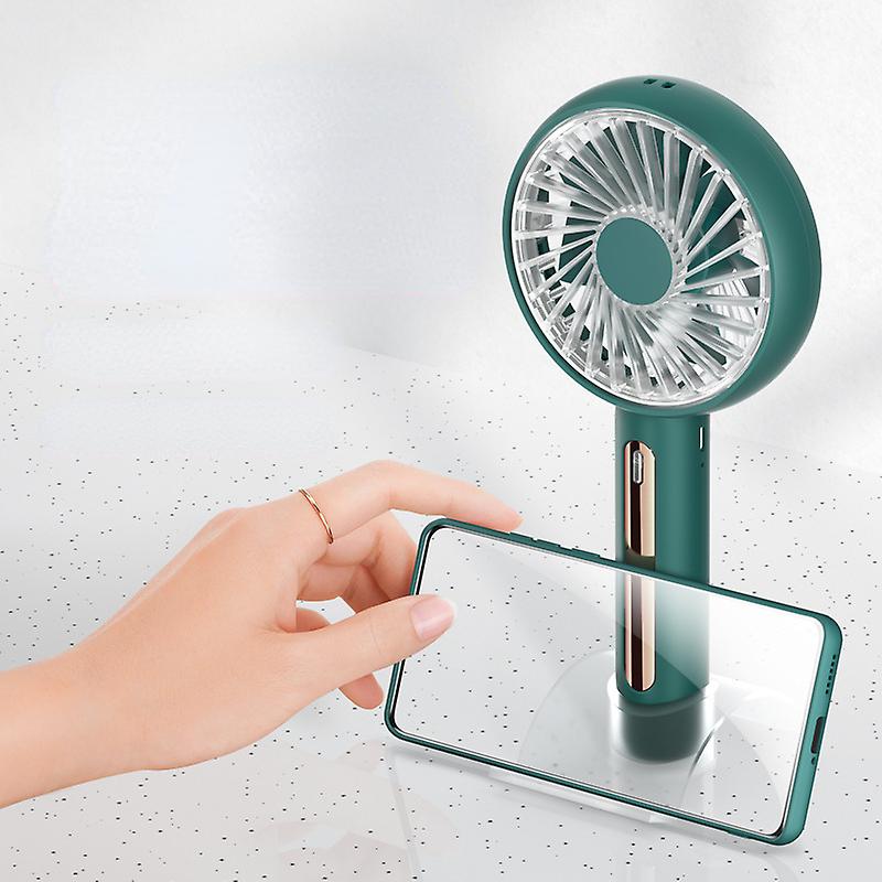 Usb Charging Mini Handheld Fan Mute Mobile Phone Stand Desktop Fan