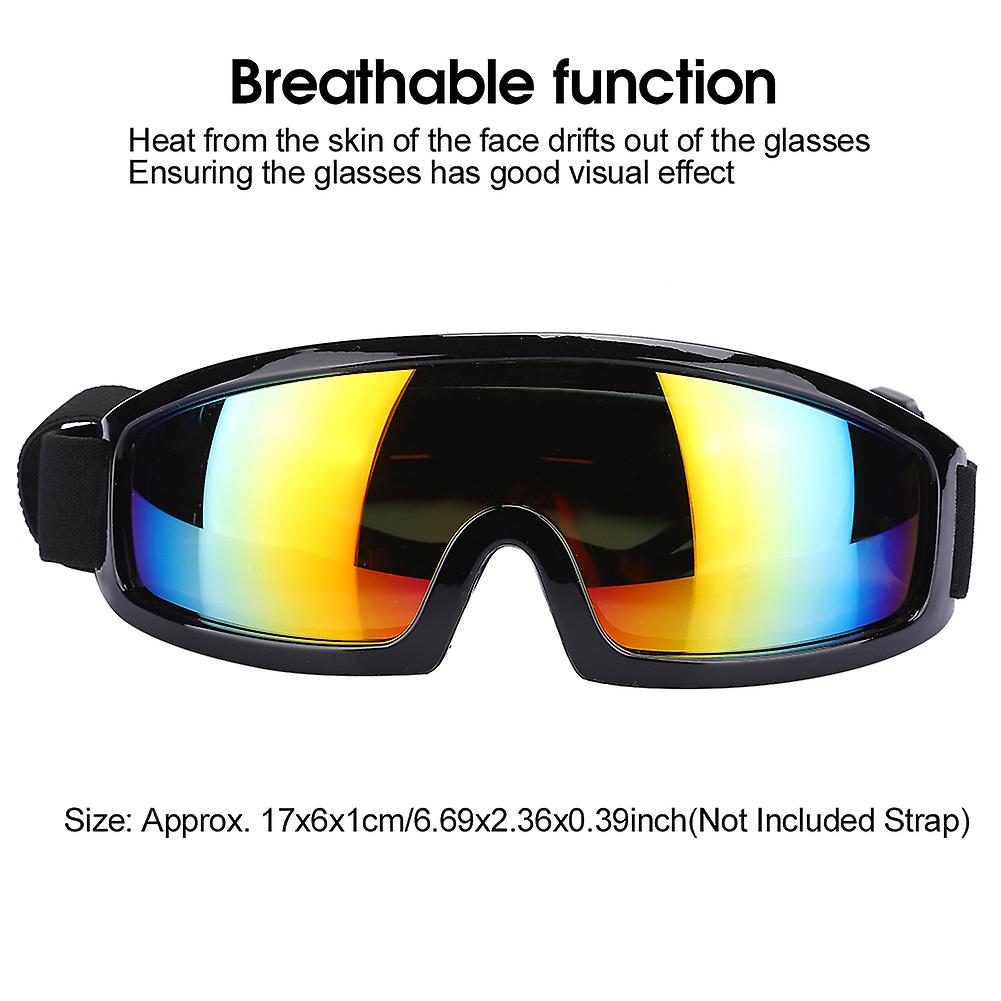 Fs-sp-06 Plastic Pet Wide View Breathable Adjustable Webbing Anti Uv Protection Glasses For Large Dogsblack