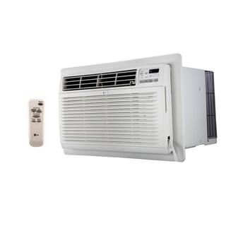 LG 11200 BTU 230-Volt Through-the-Wall Air Conditioner LT1237HNR with Heat and Remote in White LT1237HNR