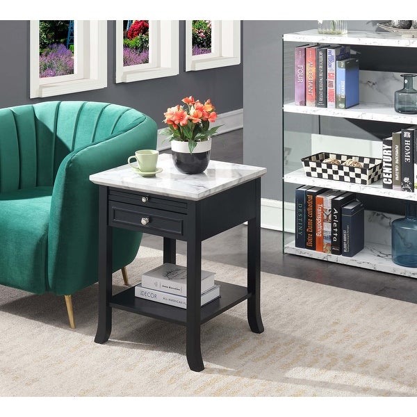 Copper Grove Aubrieta Single-Drawer End Table