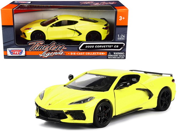 Motormax 2020 Chevrolet Corvette C8 Stingray Orang...