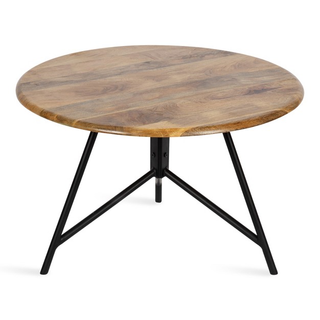 Kate And Laurel Pallson Round Wood Coffee Table