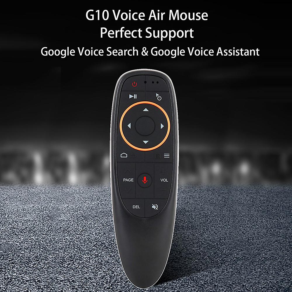 G10 2.4ghz Wireless Air Mouse W/ Usb Receiver Gyroscope Voice Control Handheld Remote Control For Pc Android Tv Box Laptop Notebook Smart Tv