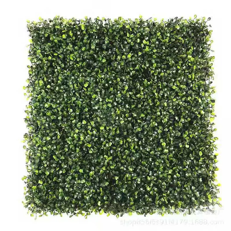 Garden Supplies 100*100cm Anti uv Faux Foliage Wall Mat Artificial Green Plant Grass Wall