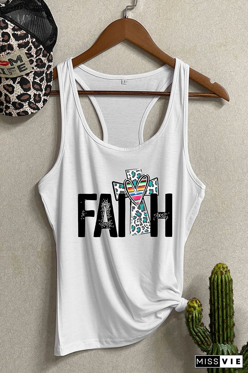 Faith Sleeveless Tank Top Wholesale