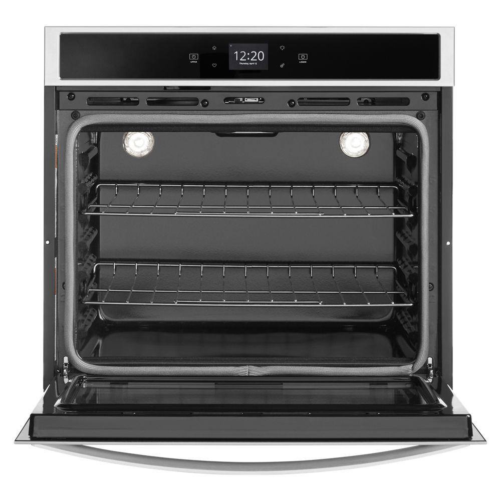 Whirlpool 27 in. Single Electric Wall Oven with Self Cleaning in Stainless Steel WOS51EC7HS