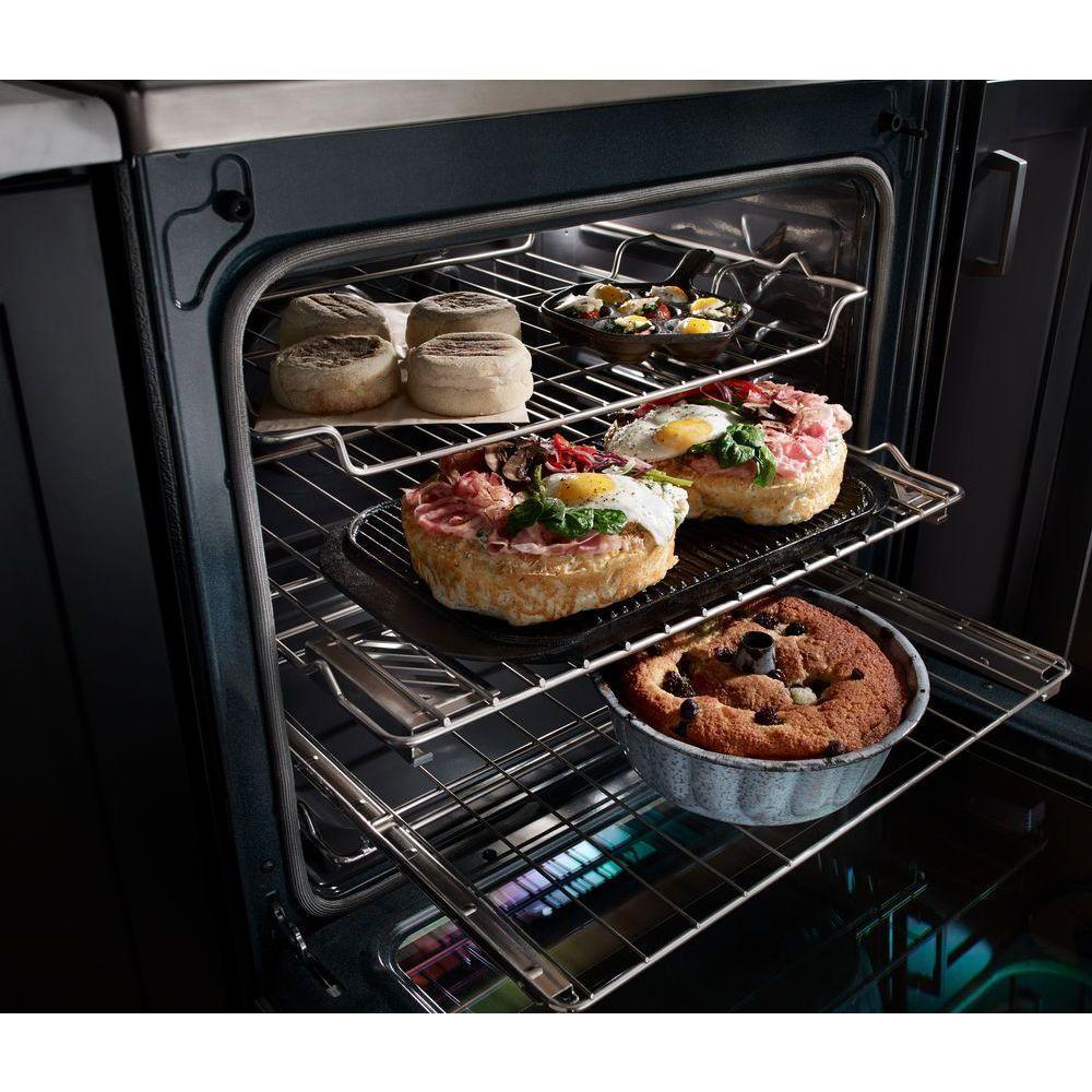 KitchenAid 30-inch, Freestanding Electric, Range with Even-Heat? YKFEG500EBS