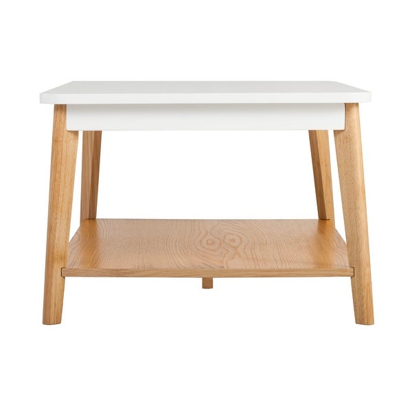 Universal Expert Remus Coffee Table， Modern Oak and White