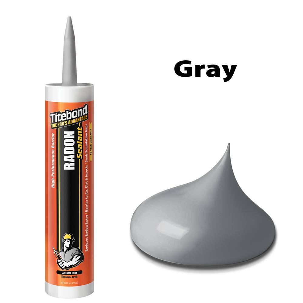 Titebond 10.1 oz. Gray Radon Sealant (12-Pack) 3251A