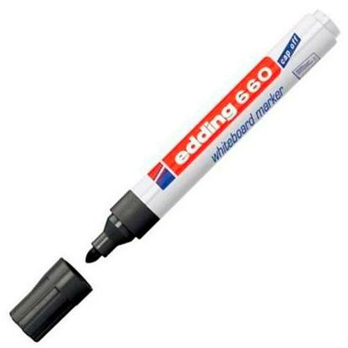 Marker Edding 661 Whiteboard Black 10Units