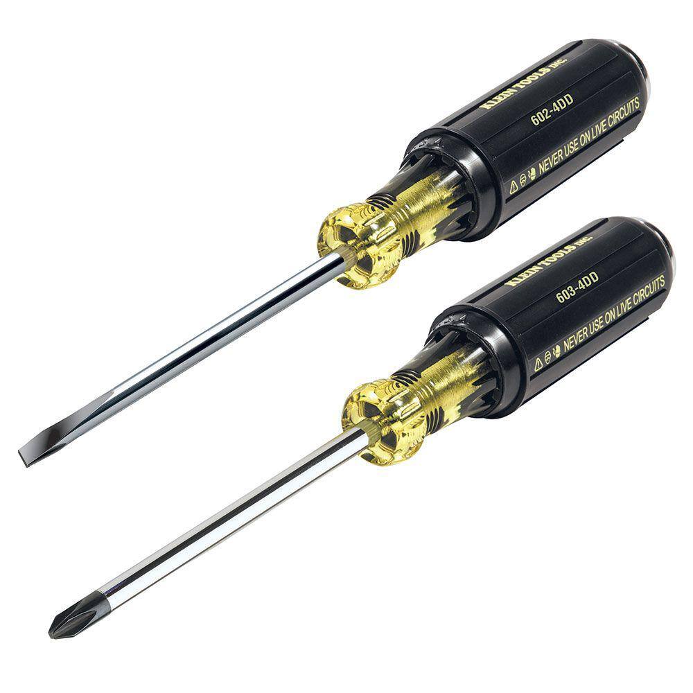 Klein Tools Screwdriver Set Demolition and Phillips 2-Piece 32008