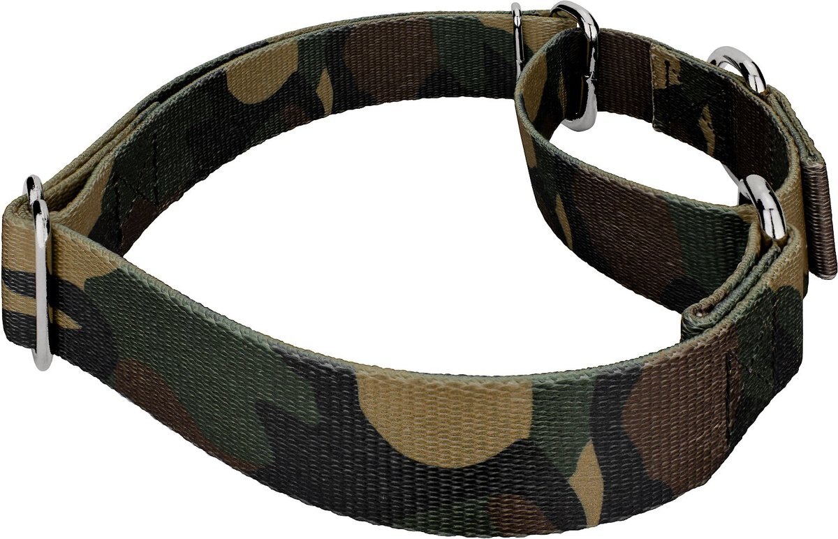 Country Brook Design Woodland Camo Polyester Martingale Dog Collar and Leash