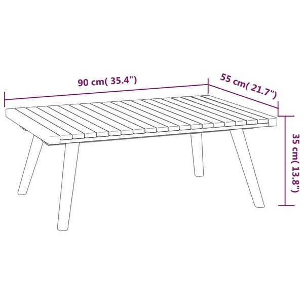 11 Piece Patio Lounge Set with Cushions Solid Acacia Wood - Overstock - 36195965