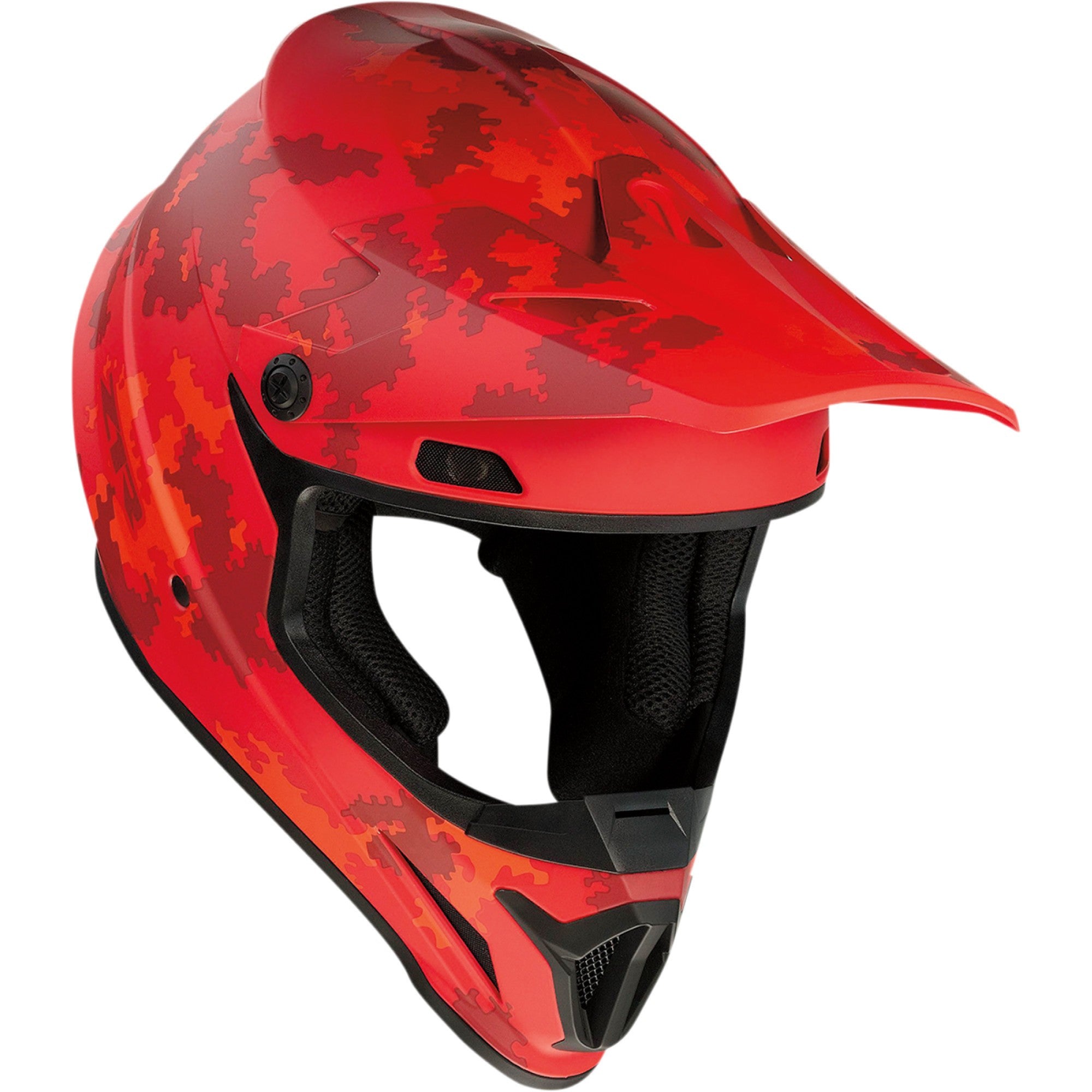 Z1R Rise Camo 2 Digi MX Offroad Helmet Red XXL