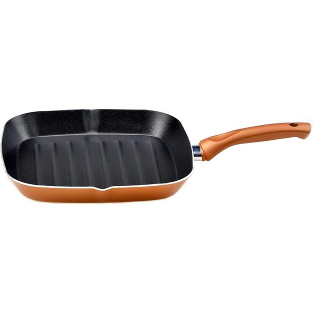 Ravelli Italia Linea 20 11 inch Non stick Copper Grill Pan