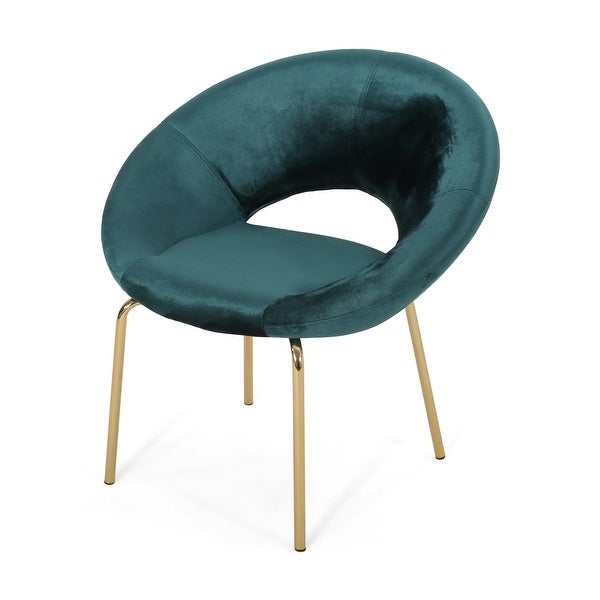 Pincay Modern Glam Velvet Accent Chair by Christopher Knight Home