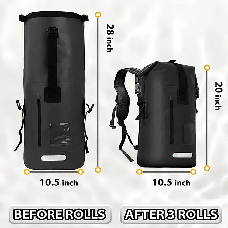 YUAN FENG Outdoor Camping Wholesale Beach Dry Bag Durable PVC tarpaulin Waterproof backpack for Hiking